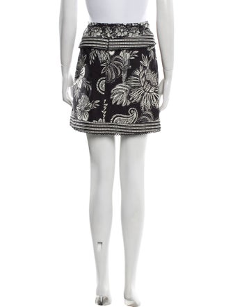 Farm Rio Paisley Print Mini Skirt
