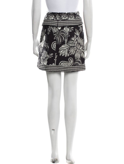 Farm Rio Paisley Print Mini Skirt