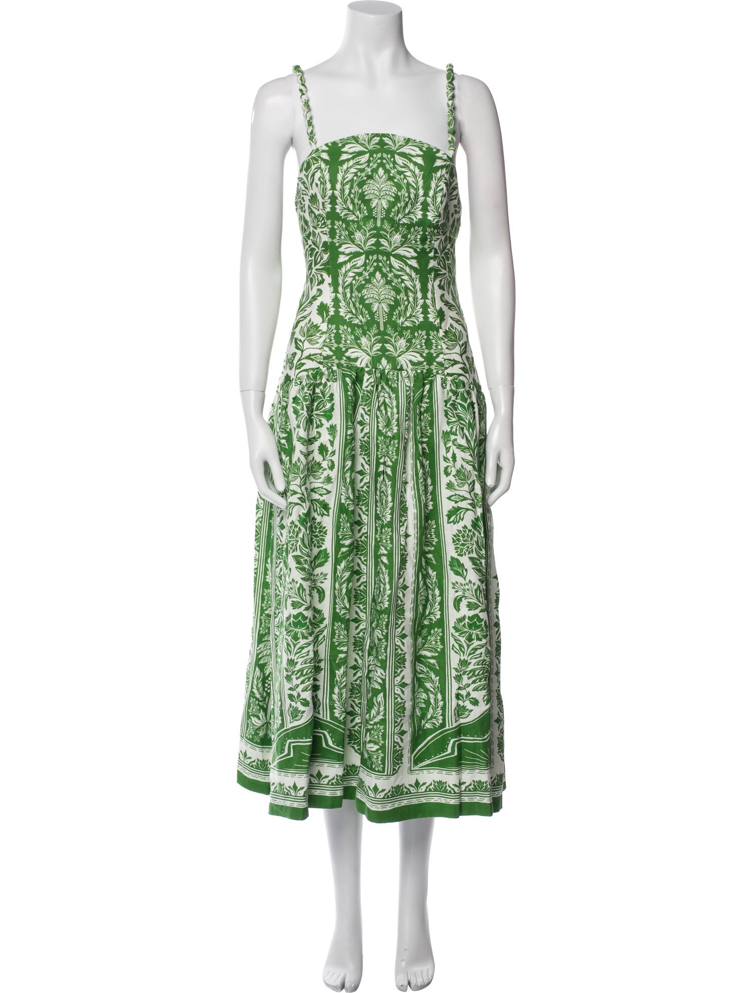 Farm Rio Linen Long Dress w/ Tags