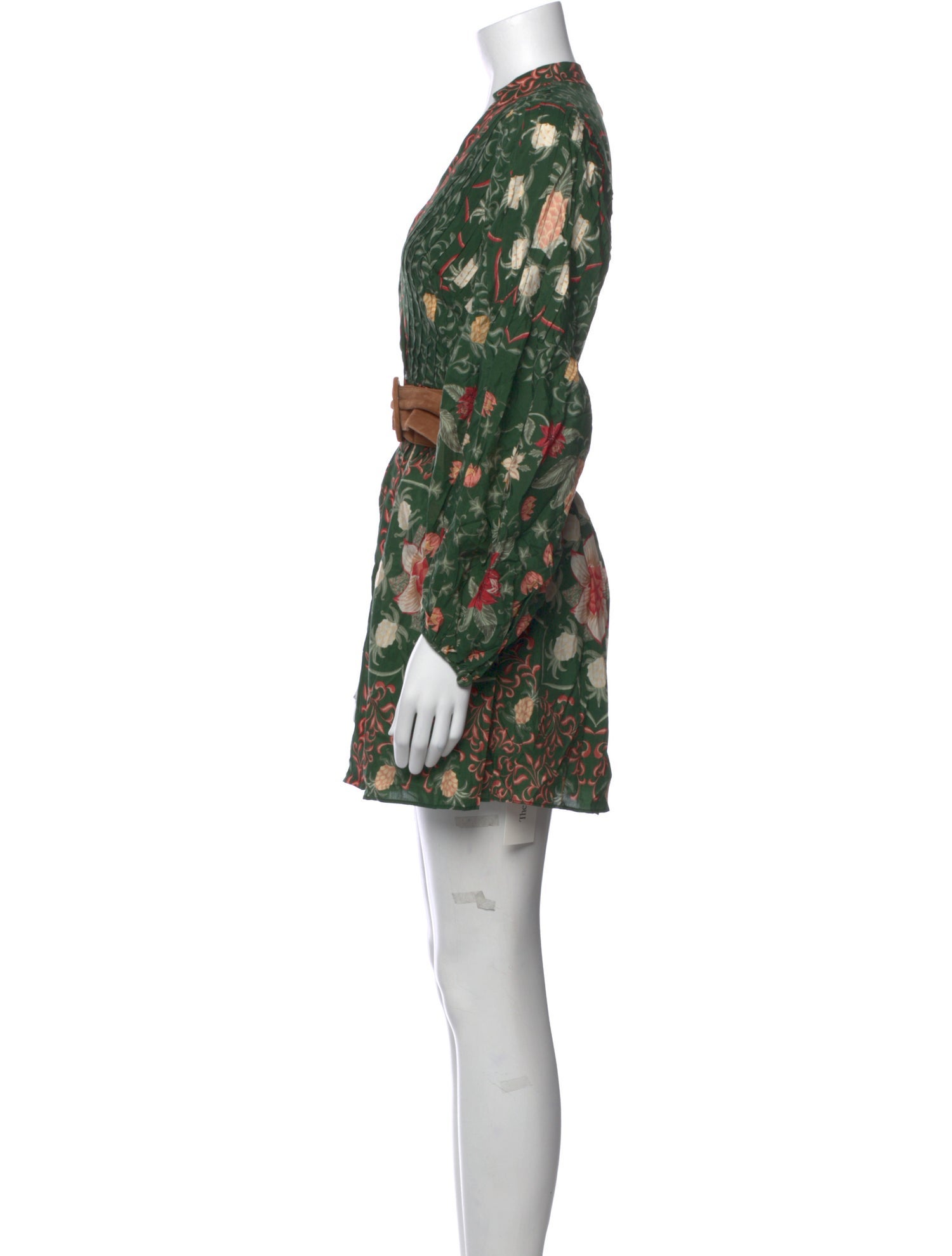 Farm Rio Floral Print Mini Dress