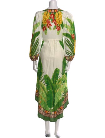 Farm Rio Linen Long Dress