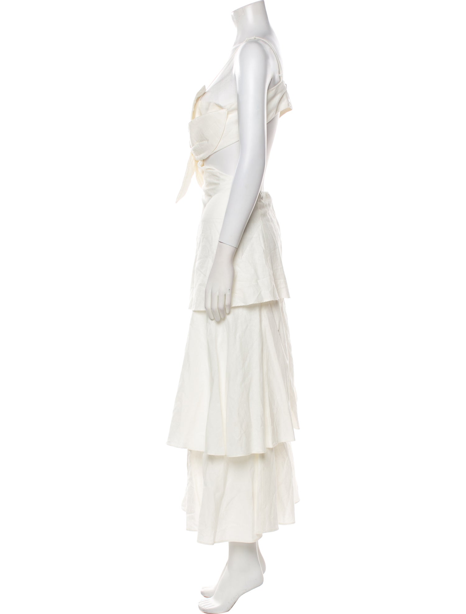 Farm Rio Square Neckline Long Dress