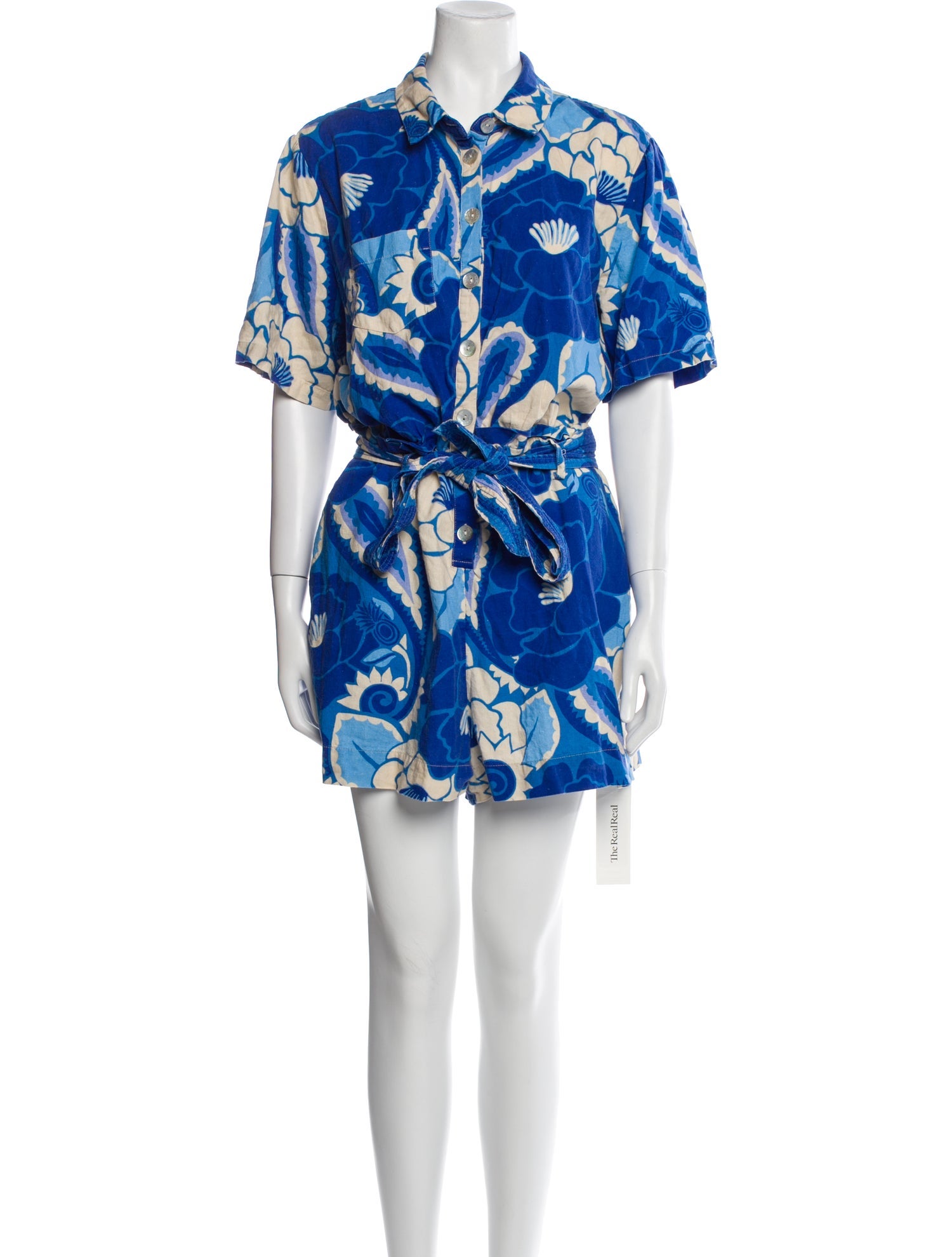 Farm Rio Floral Print Romper