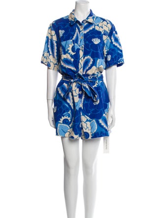 Farm Rio Floral Print Romper