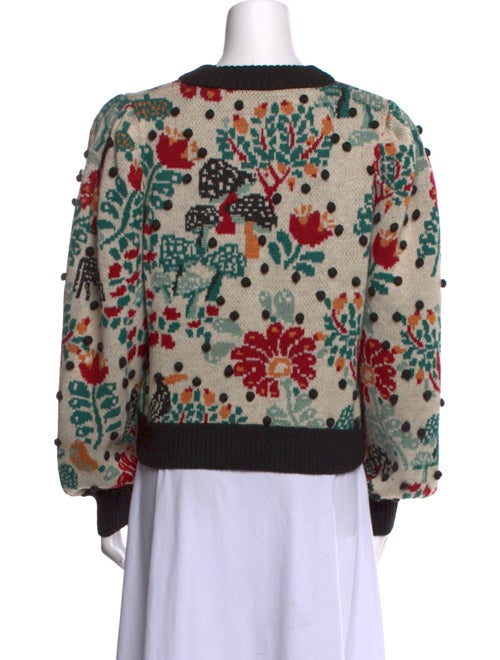 Farm Rio Printed Crew Neck Sweater