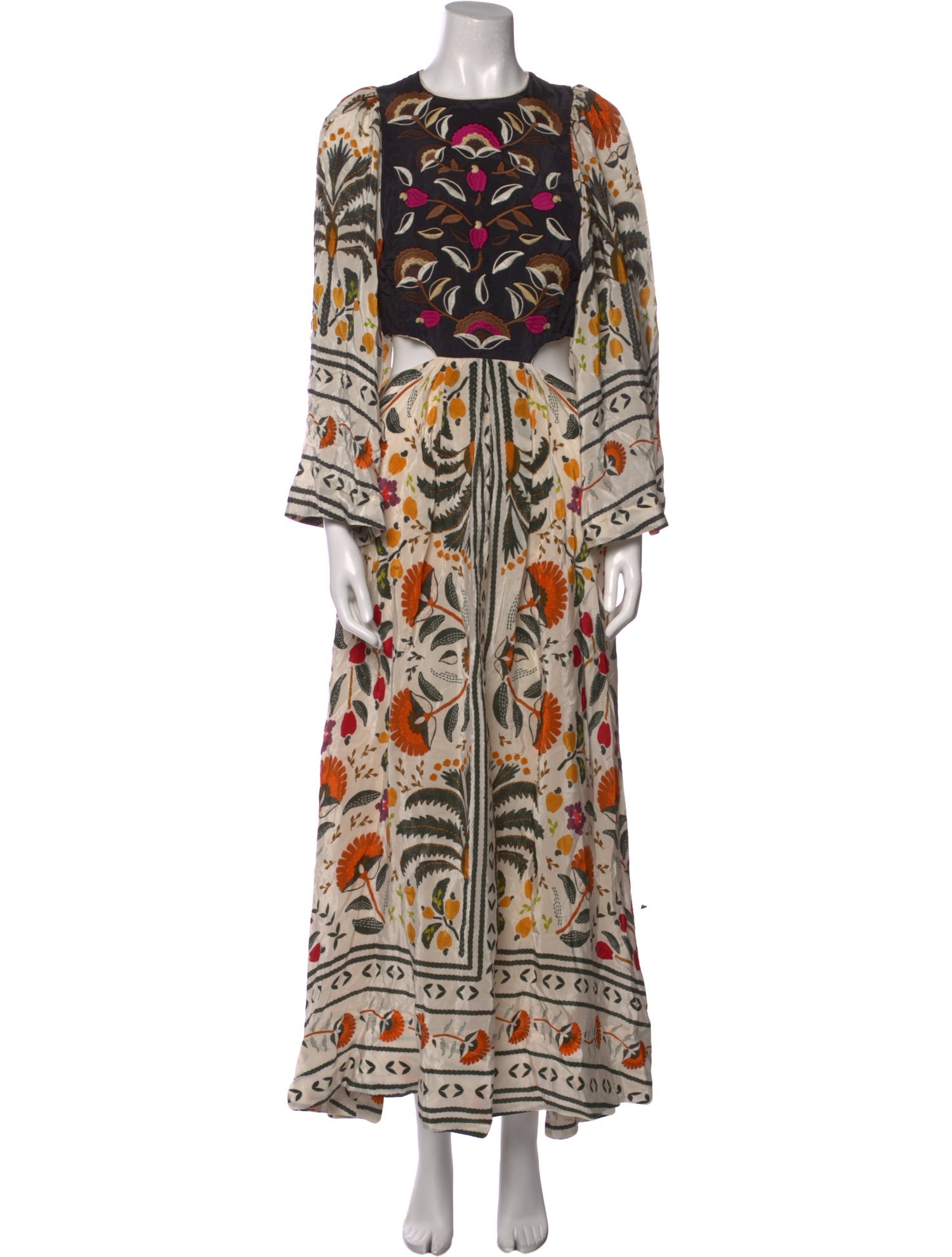 Farm Rio Printed Long Dress