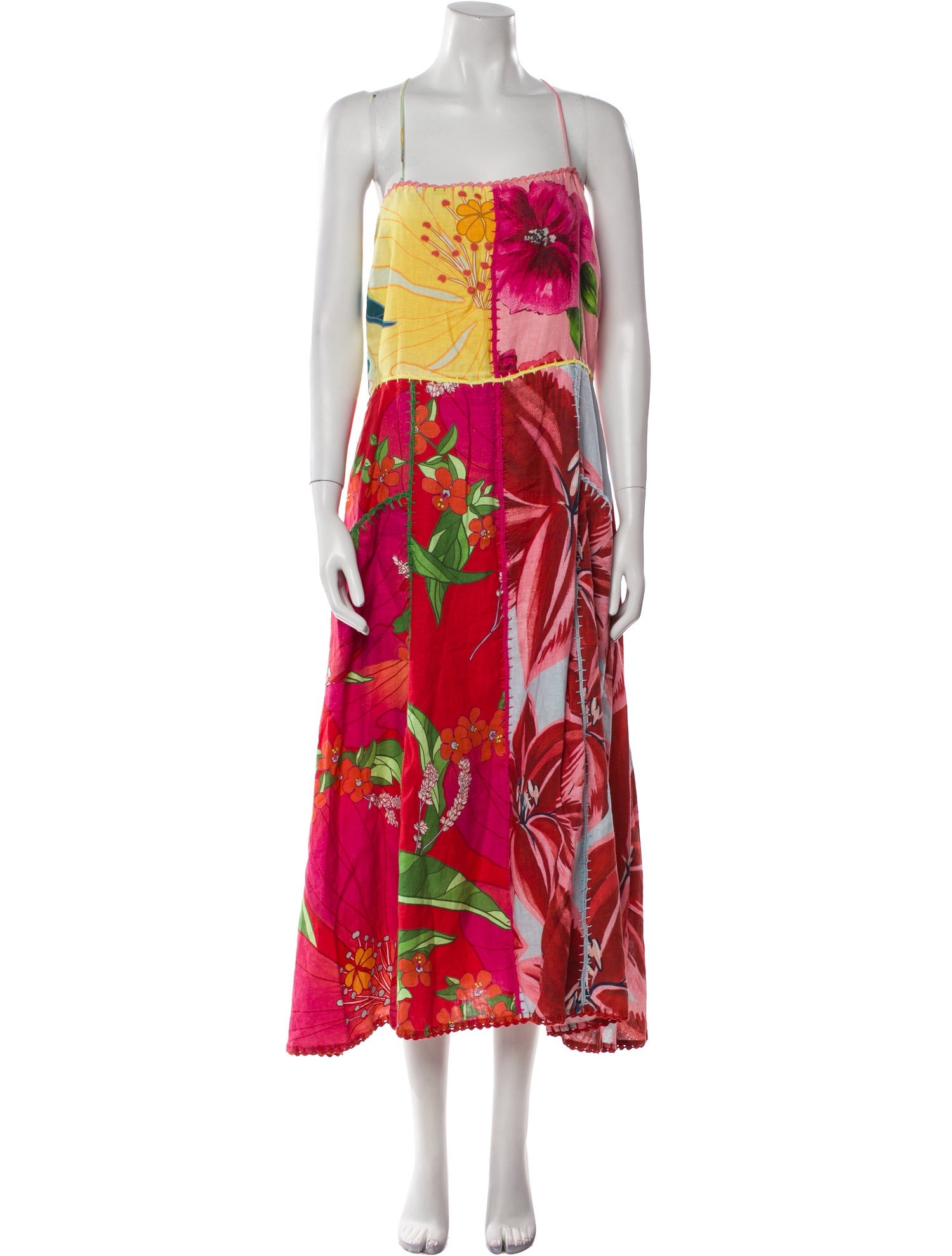 Farm Rio Linen Long Dress