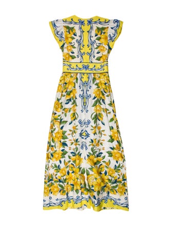 Farm Rio Floral Print Long Dress