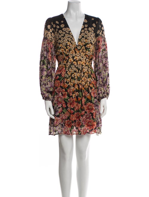 Farm Rio Floral Print Mini Dress