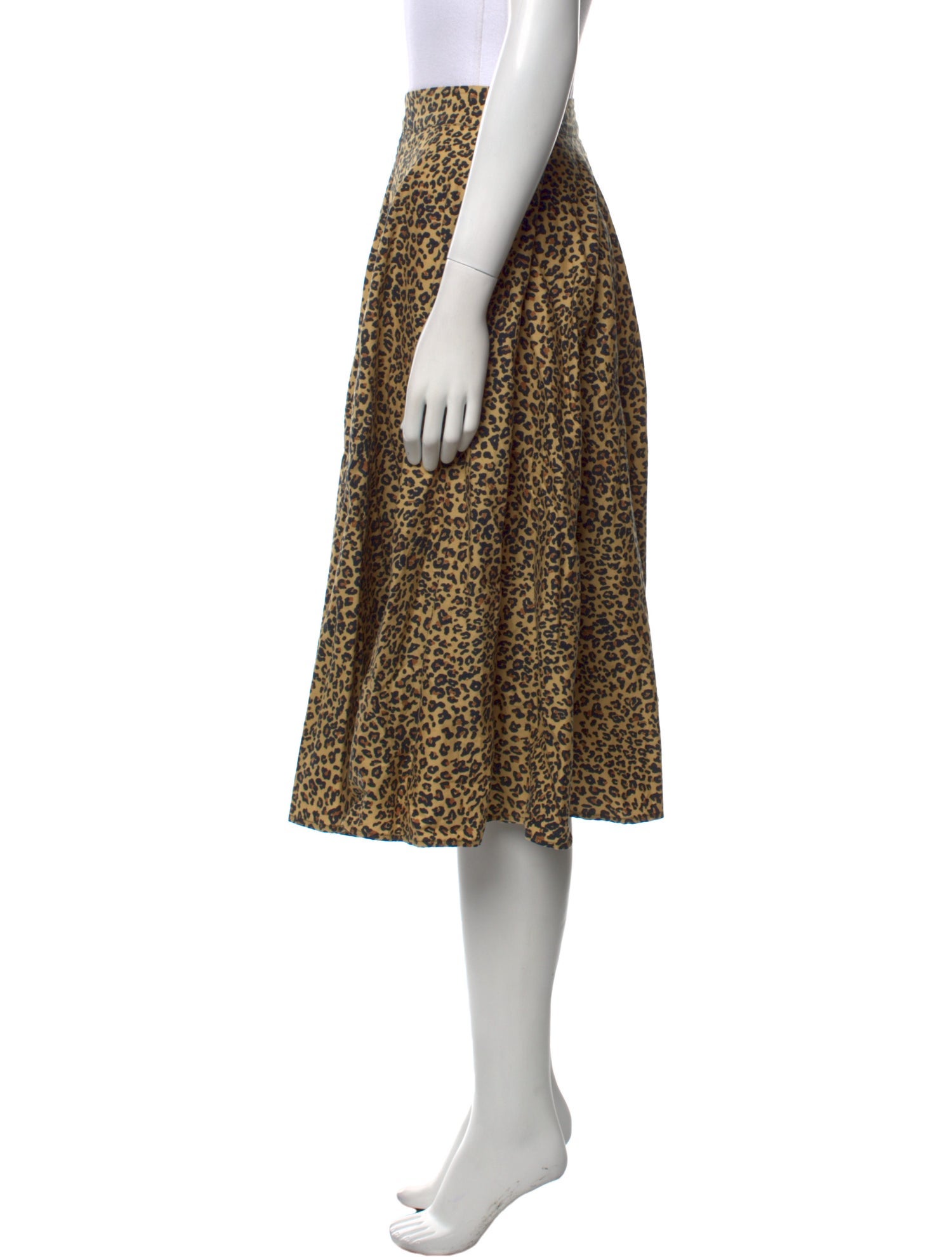 Farm Rio Animal Print Knee-Length Skirt