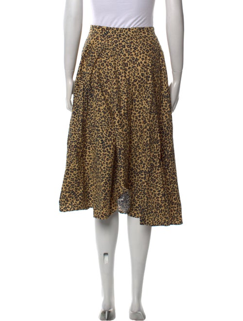 Farm Rio Animal Print Knee-Length Skirt