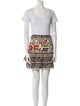 Farm Rio Printed Embroidered Accent Skirt Set