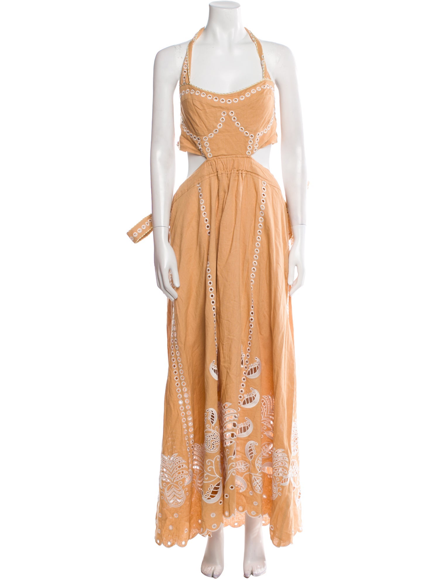 Farm Rio Halterneck Long Dress