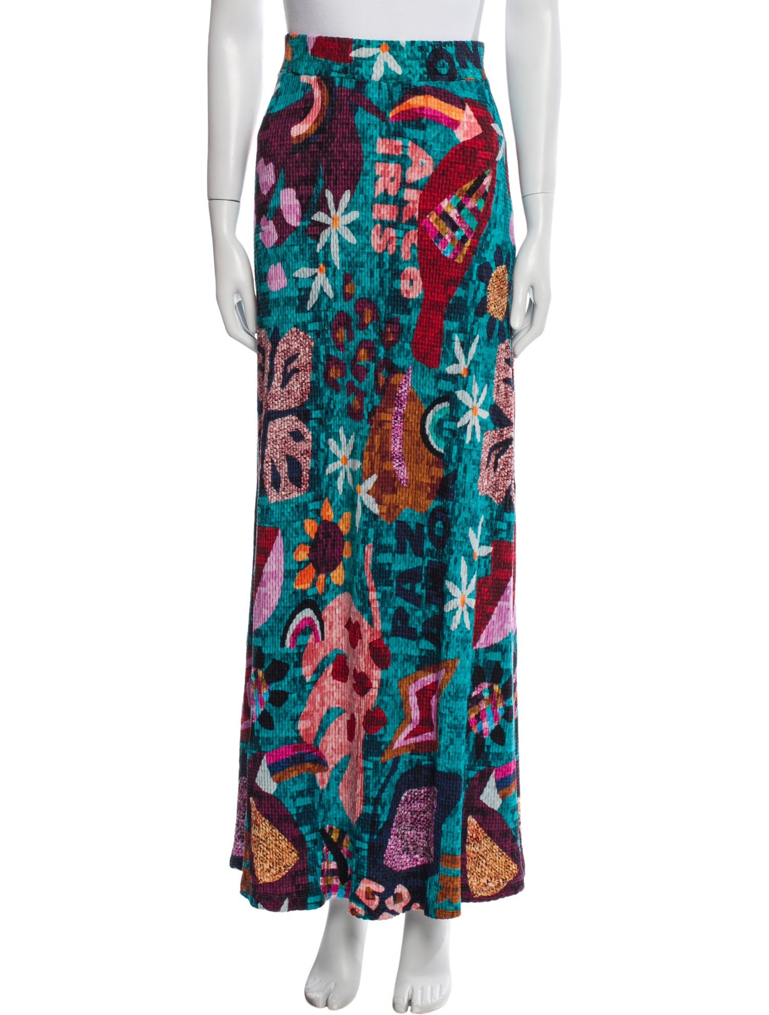 Farm Rio Printed Long Skirt