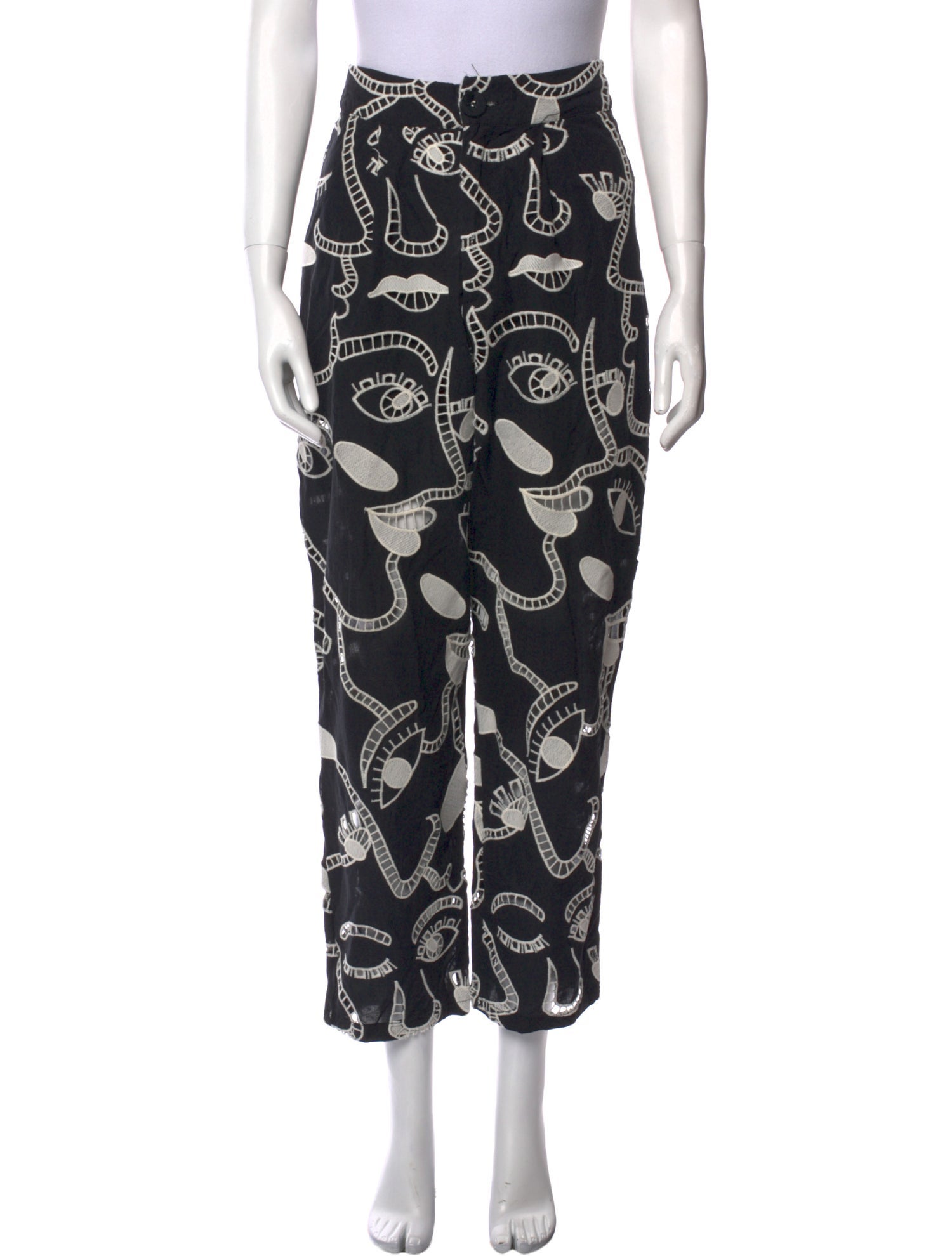 Farm Rio Printed Straight Leg Pants