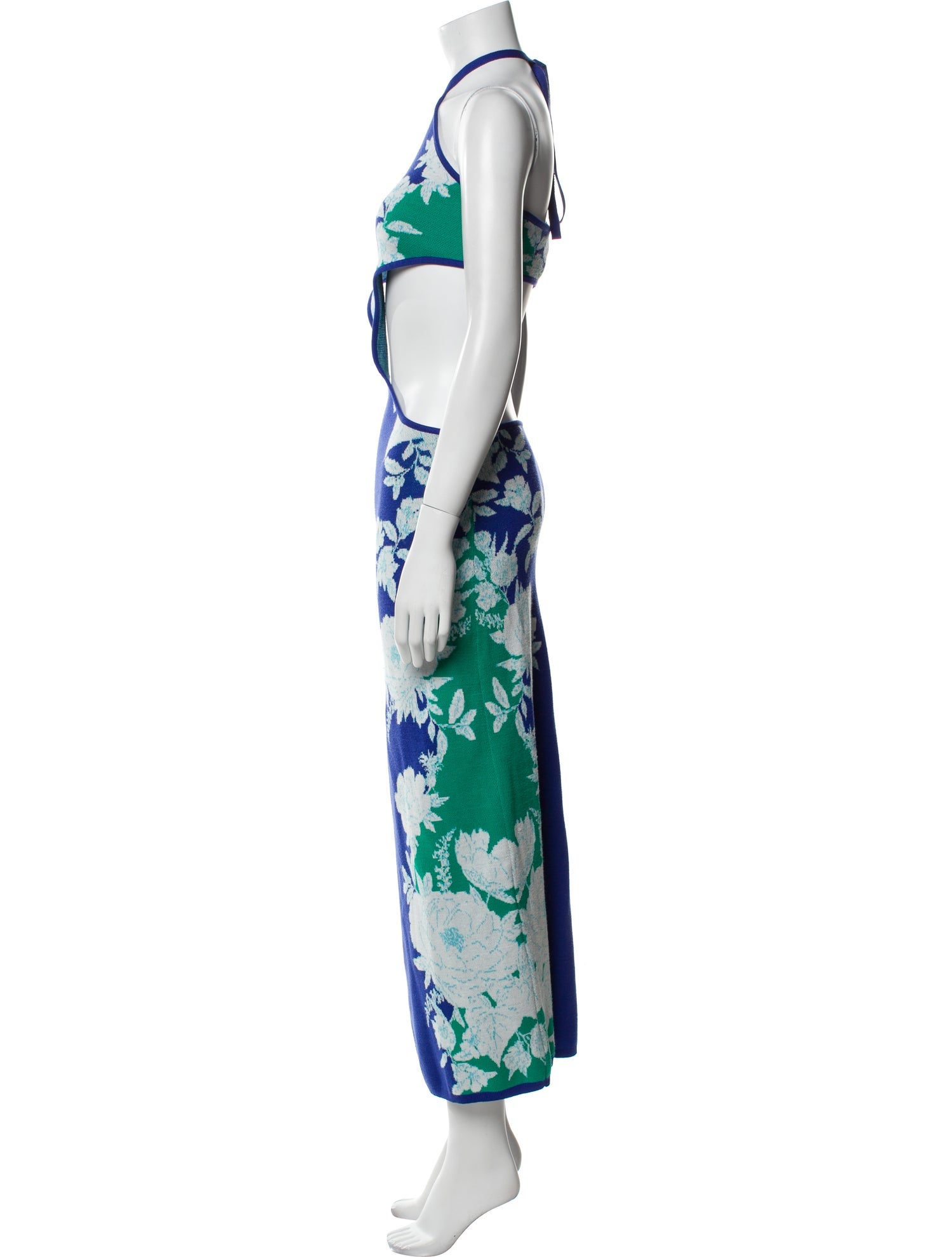 Farm Rio Floral Print Long Dress