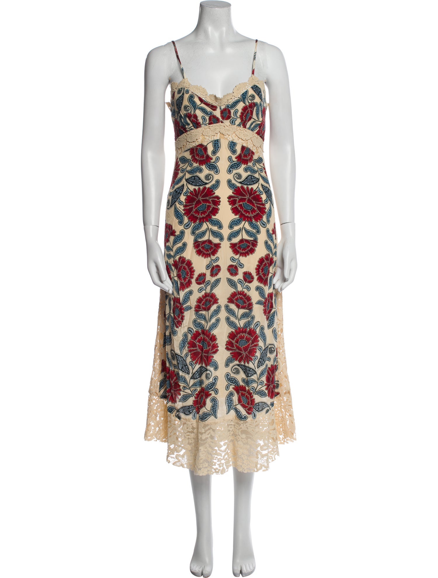 Farm Rio Printed Midi Length Dress w/ Tags