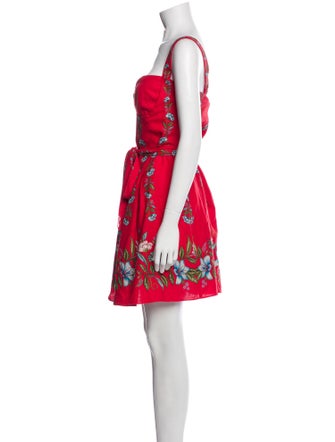 Farm Rio Floral Print Mini Dress