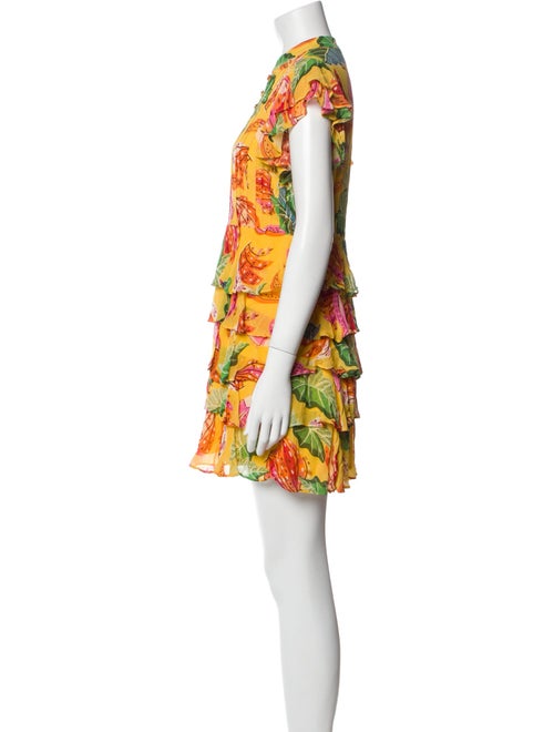 Farm Rio Floral Print Mini Dress