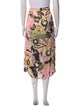 Farm Rio Floral Print Midi Length Skirt