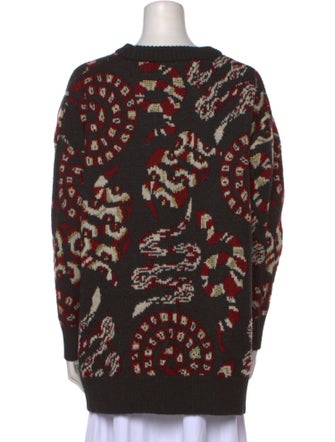 Farm Rio Printed Crew Neck Sweater