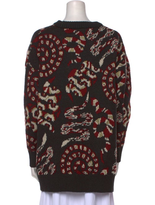 Farm Rio Printed Crew Neck Sweater