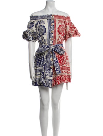 Farm Rio Linen Mini Dress