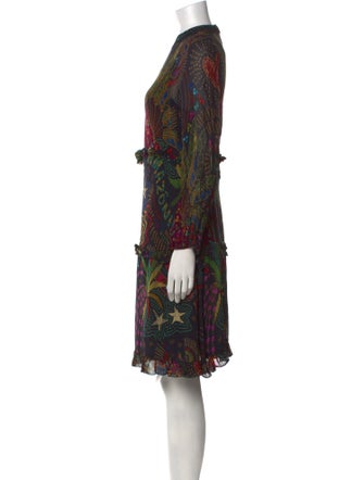 Farm Rio Printed Knee-Length Dress