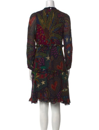 Farm Rio Printed Knee-Length Dress