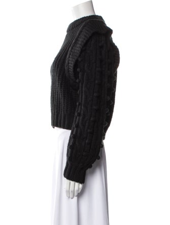 Farm Rio Mock Neck Sweater