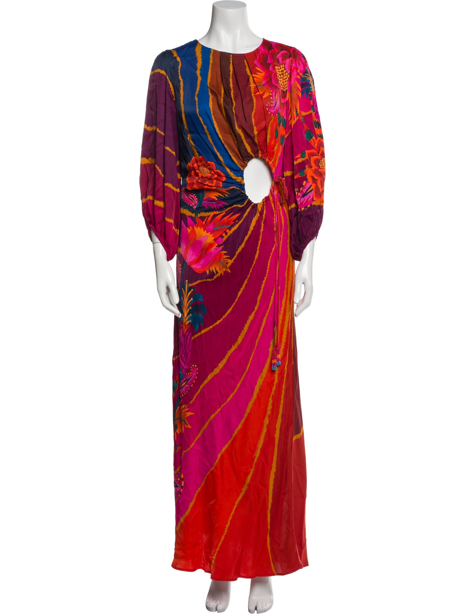 Farm Rio Printed Long Dress w/ Tags
