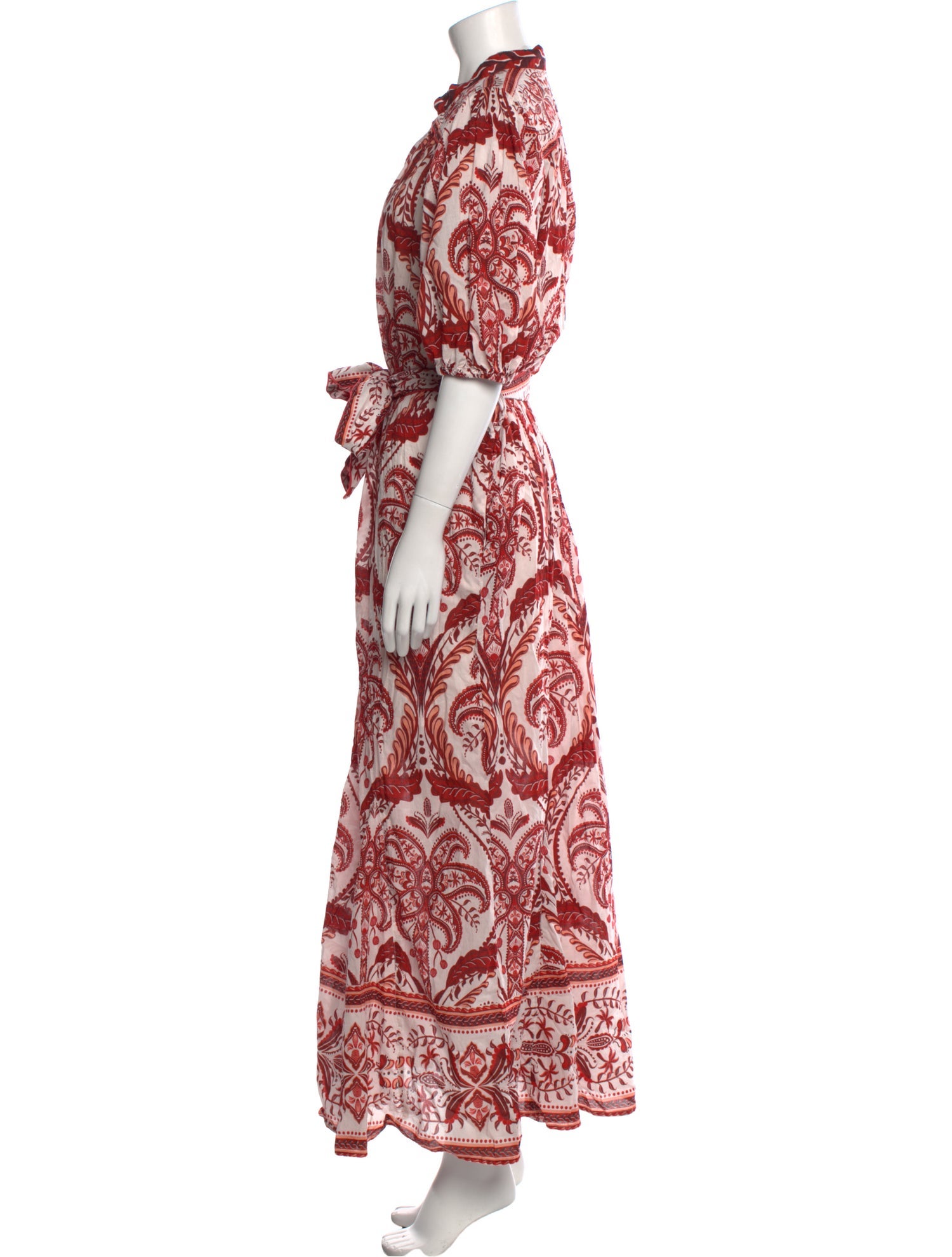 Farm Rio Paisley Print Long Dress