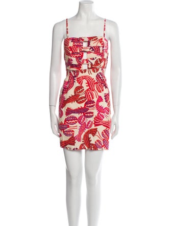 Farm Rio Printed Mini Dress