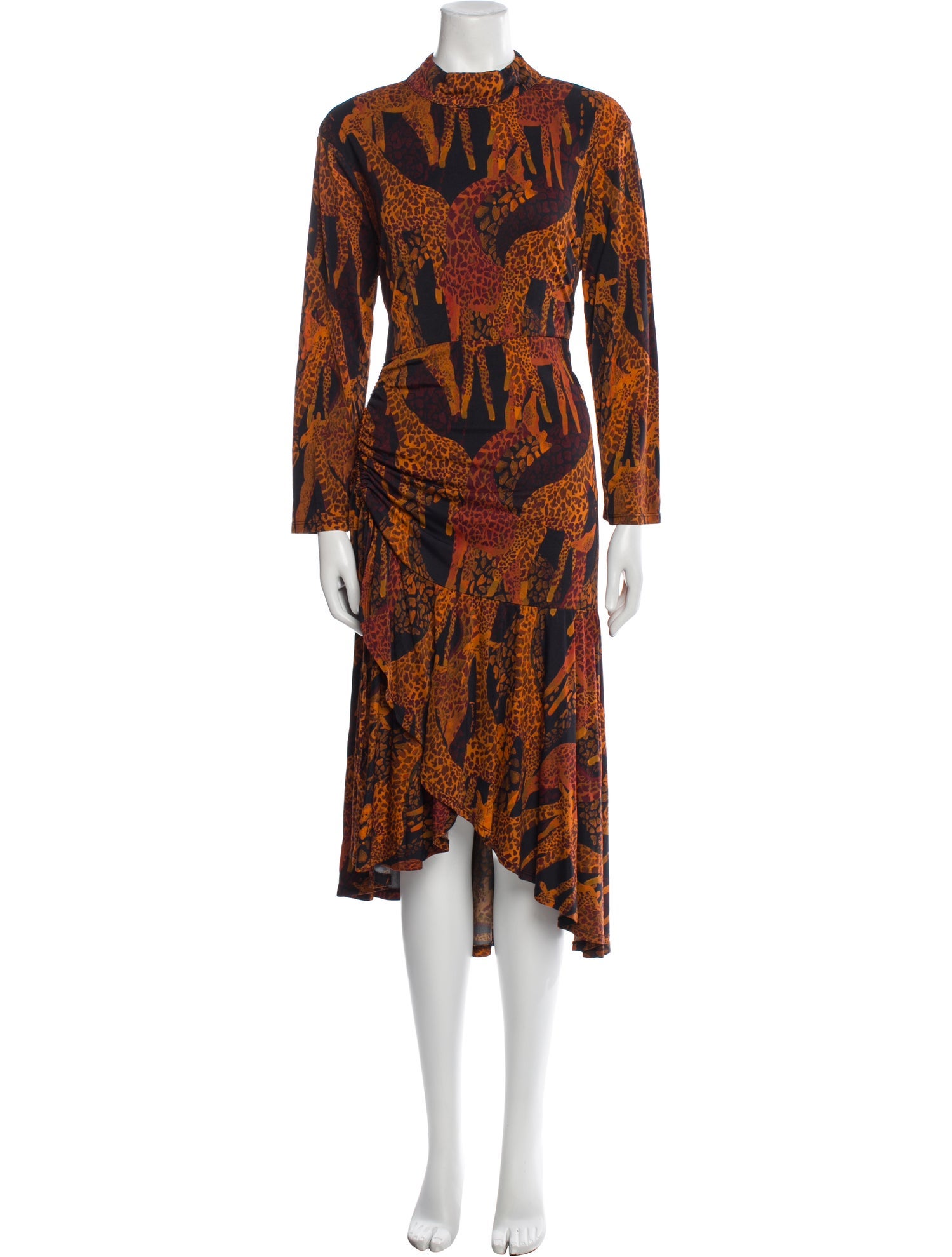 Farm Rio Paisley Print Midi Length Dress
