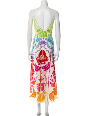 Farm Rio Printed Long Dress