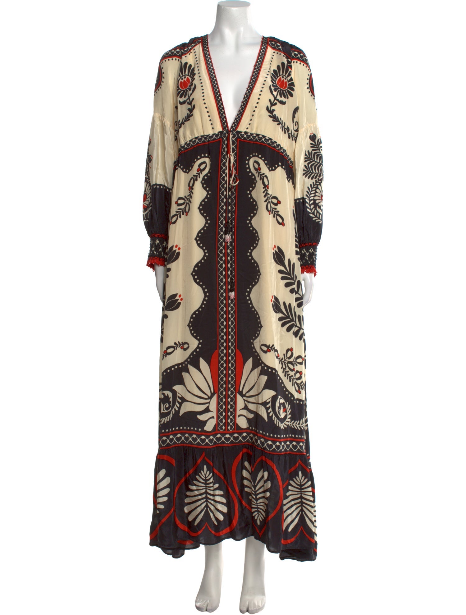 Farm Rio Printed Long Dress