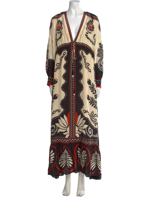 Farm Rio Printed Long Dress