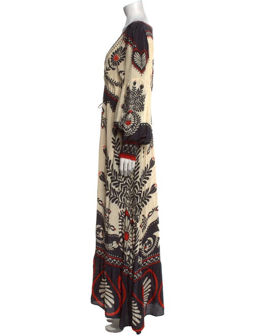 Farm Rio Printed Long Dress