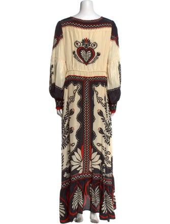Farm Rio Printed Long Dress