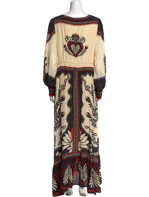 Farm Rio Printed Long Dress