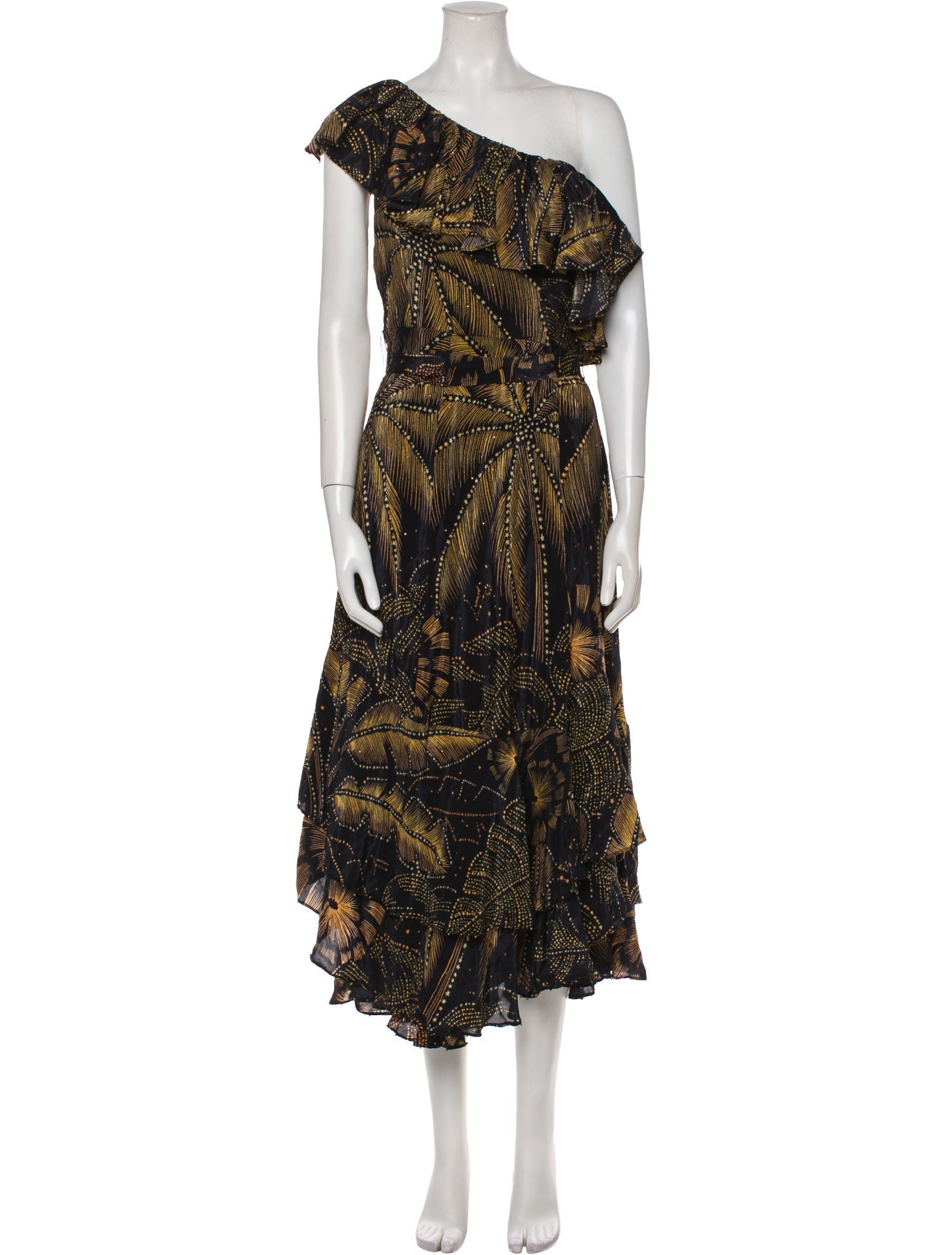 Farm Rio Printed Midi Length Dress w/ Tags