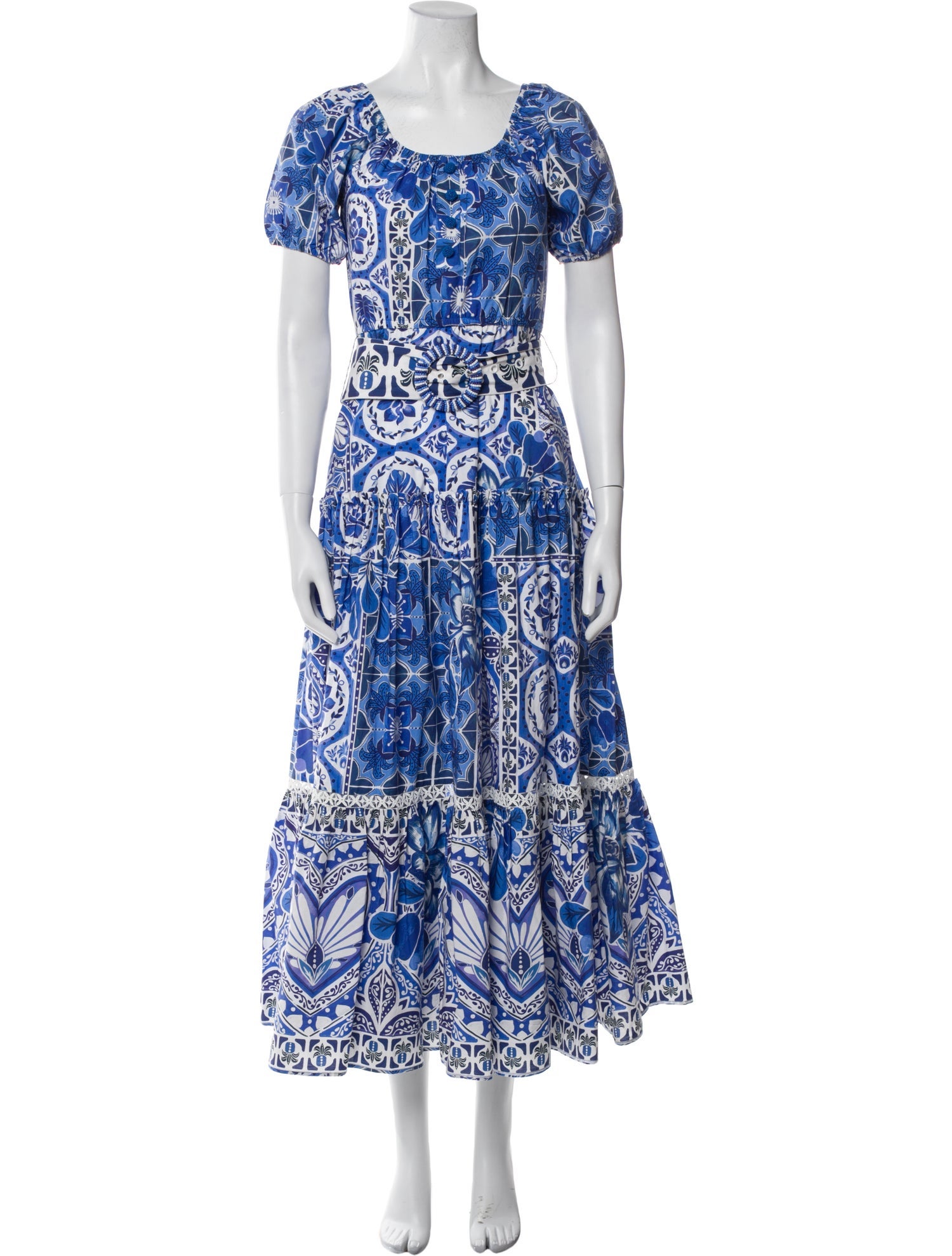 Farm Rio Printed Long Dress w/ Tags