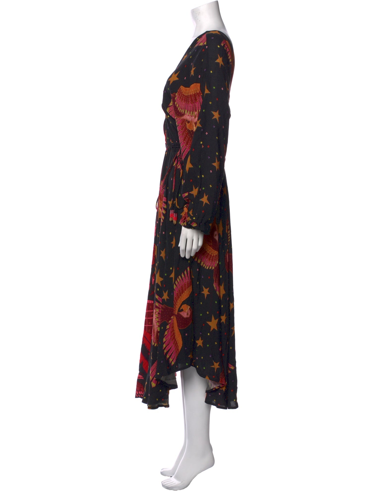Farm Rio Floral Print Long Dress