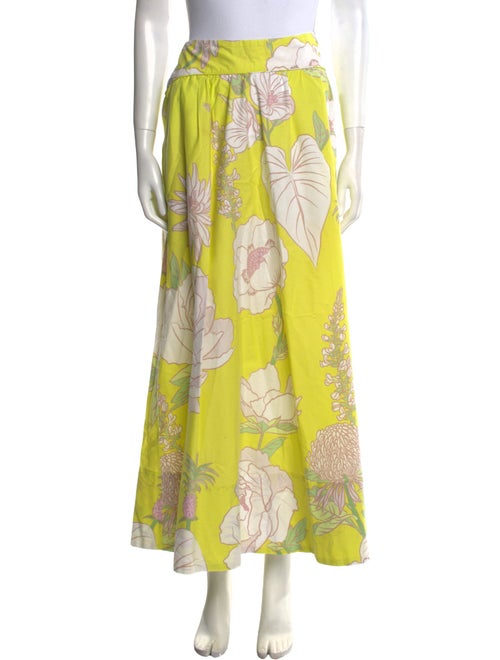 Farm Rio Floral Print Midi Length Skirt