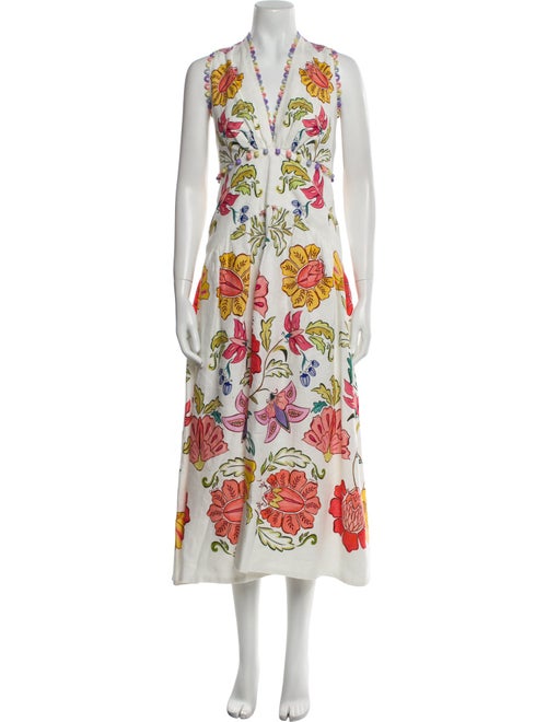 Farm Rio Linen Long Dress