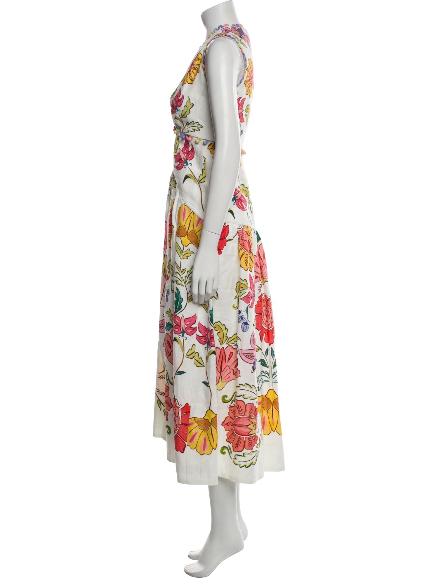 Farm Rio Linen Long Dress