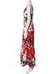 Farm Rio Floral Print Long Dress