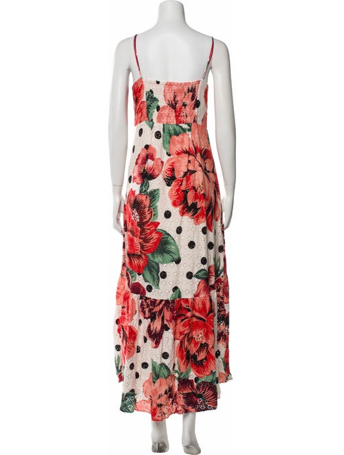 Farm Rio Floral Print Long Dress