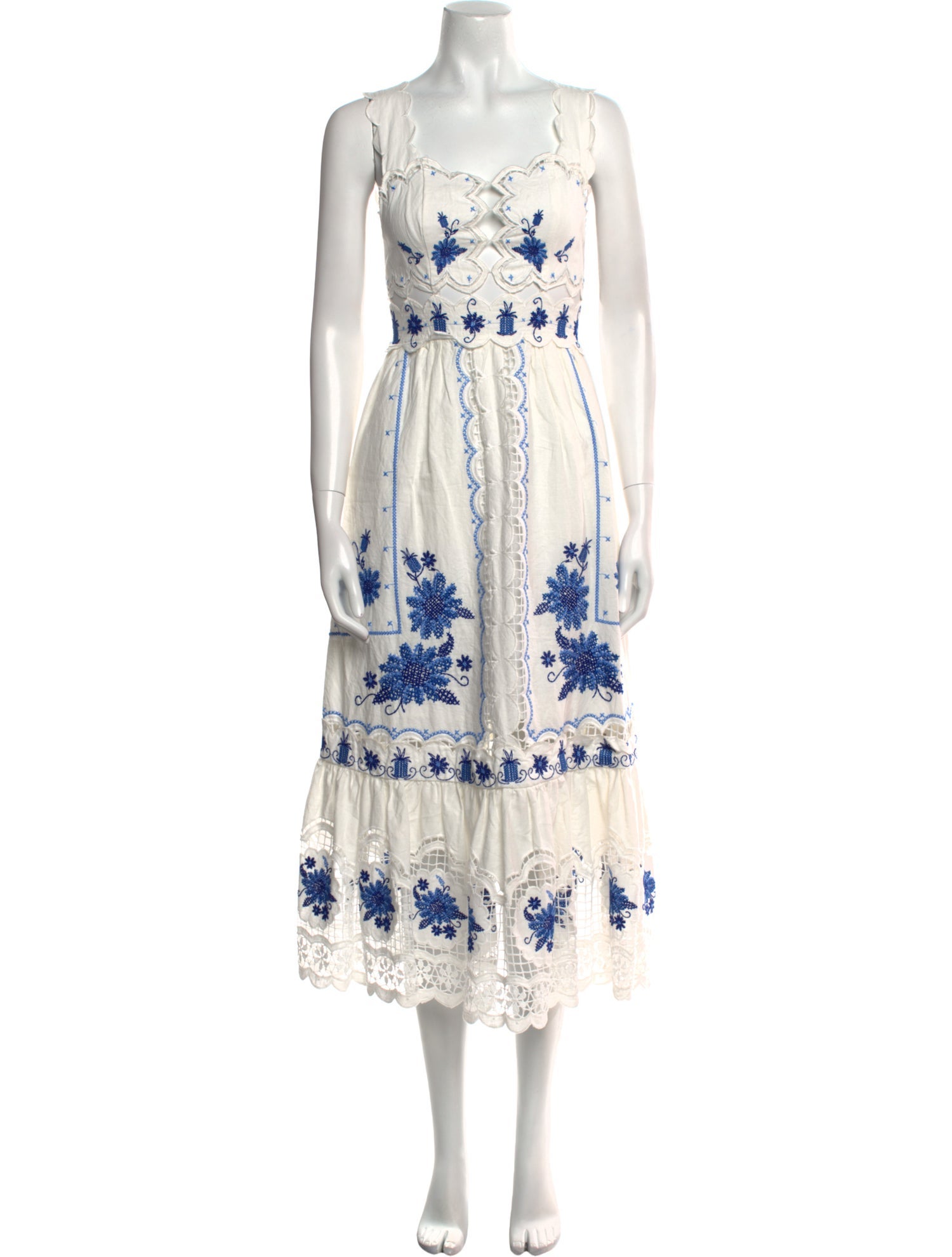 Farm Rio Printed Long Dress