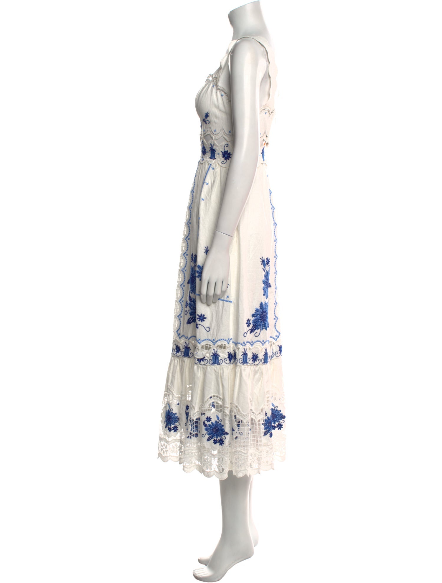 Farm Rio Printed Long Dress